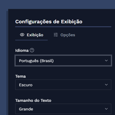 Language selector